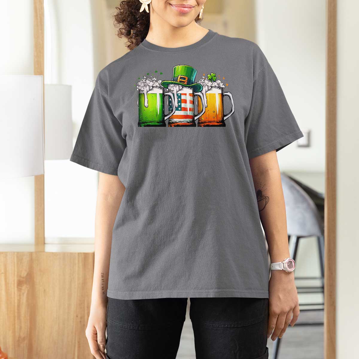 Irish Beer T Shirt For Women Ireland St Patricks Day Drinking Party