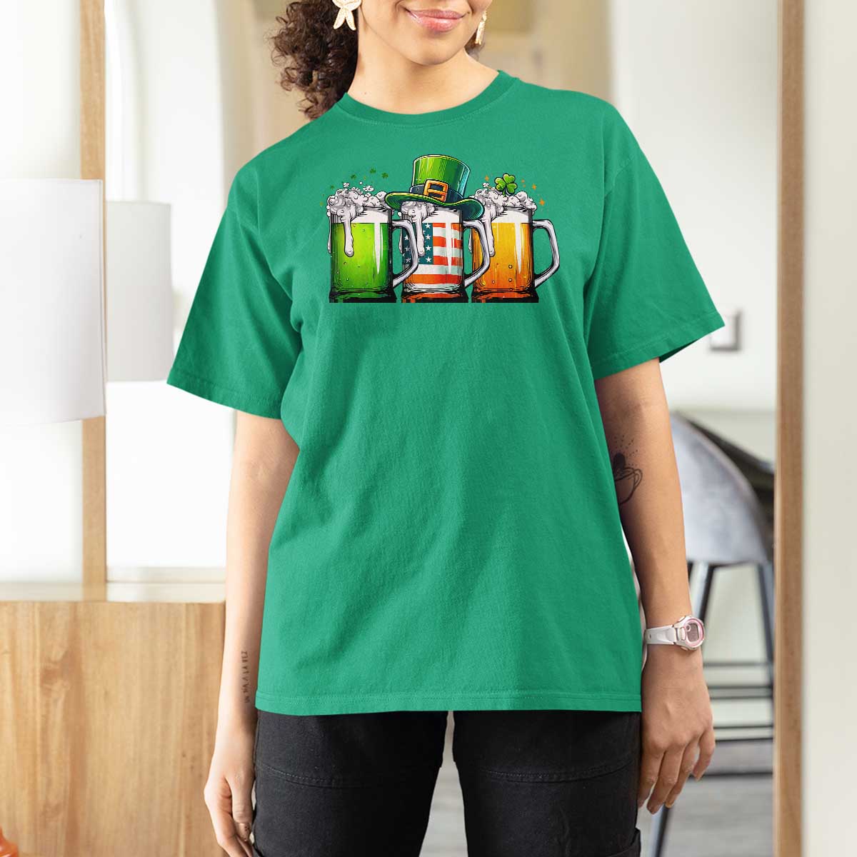 Irish Beer T Shirt For Women Ireland St Patricks Day Drinking Party