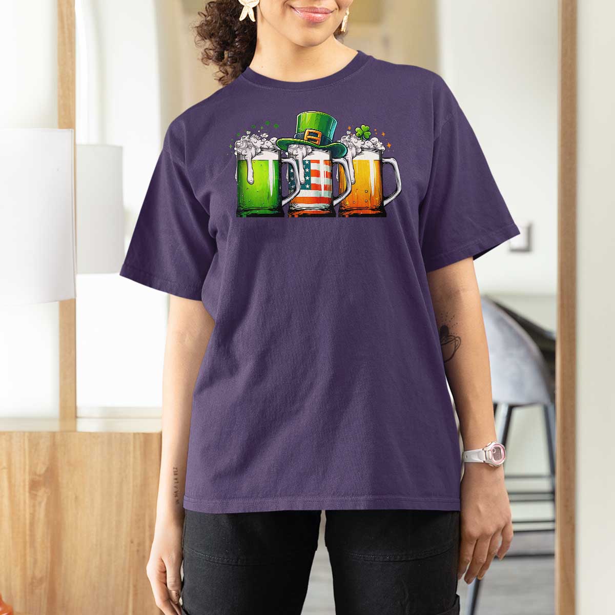 Irish Beer T Shirt For Women Ireland St Patricks Day Drinking Party