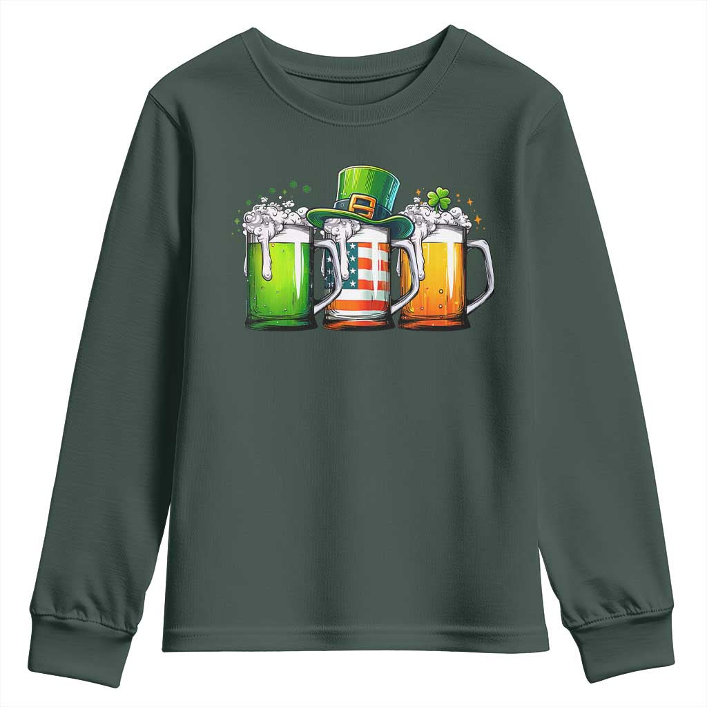 Irish Beer Youth Sweatshirt Ireland St Patricks Day Drinking Party