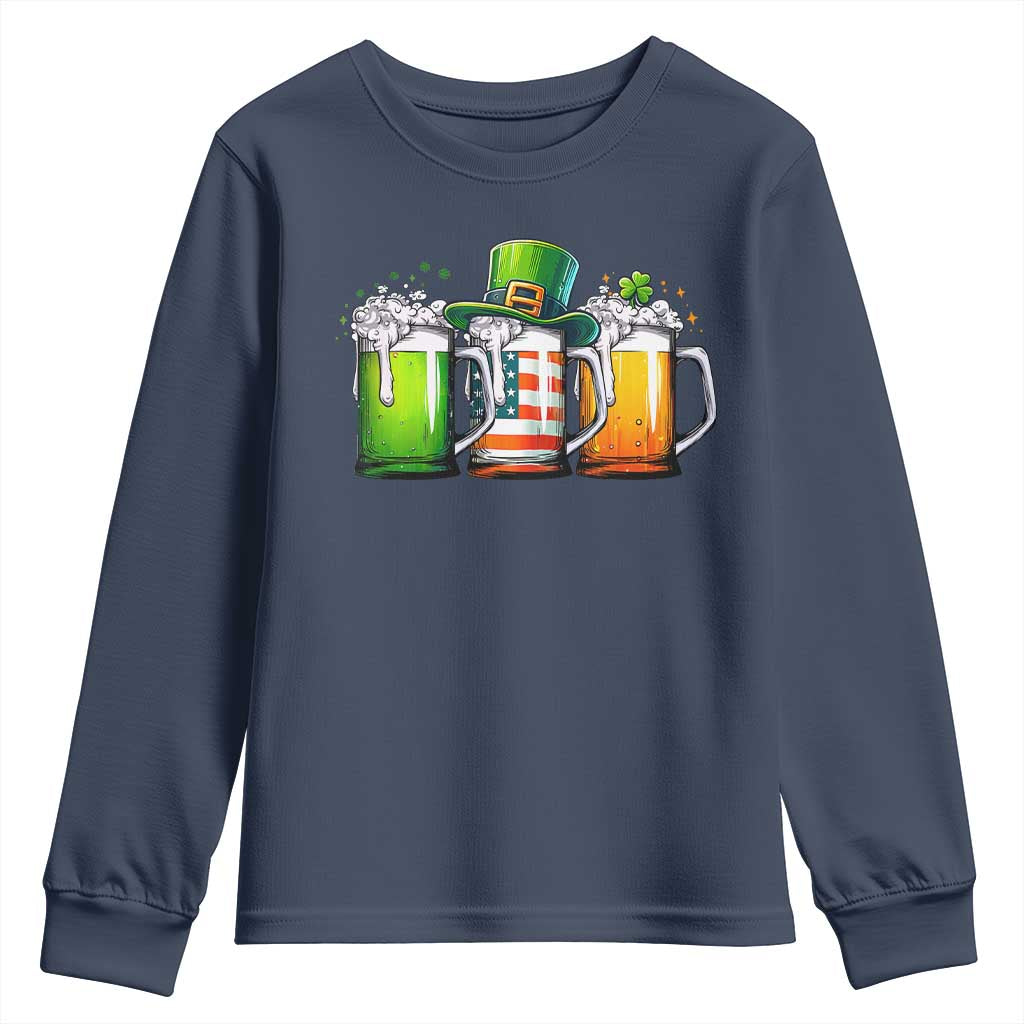 Irish Beer Youth Sweatshirt Ireland St Patricks Day Drinking Party