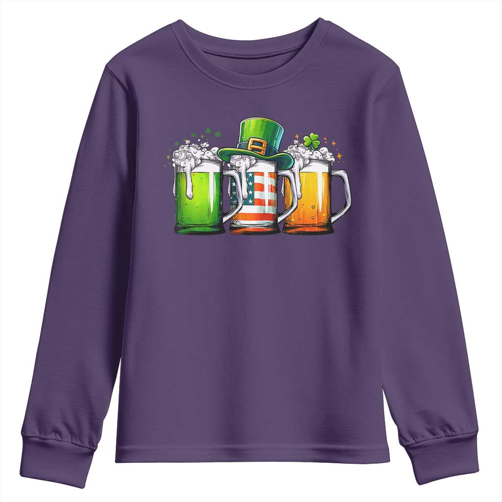 Irish Beer Youth Sweatshirt Ireland St Patricks Day Drinking Party