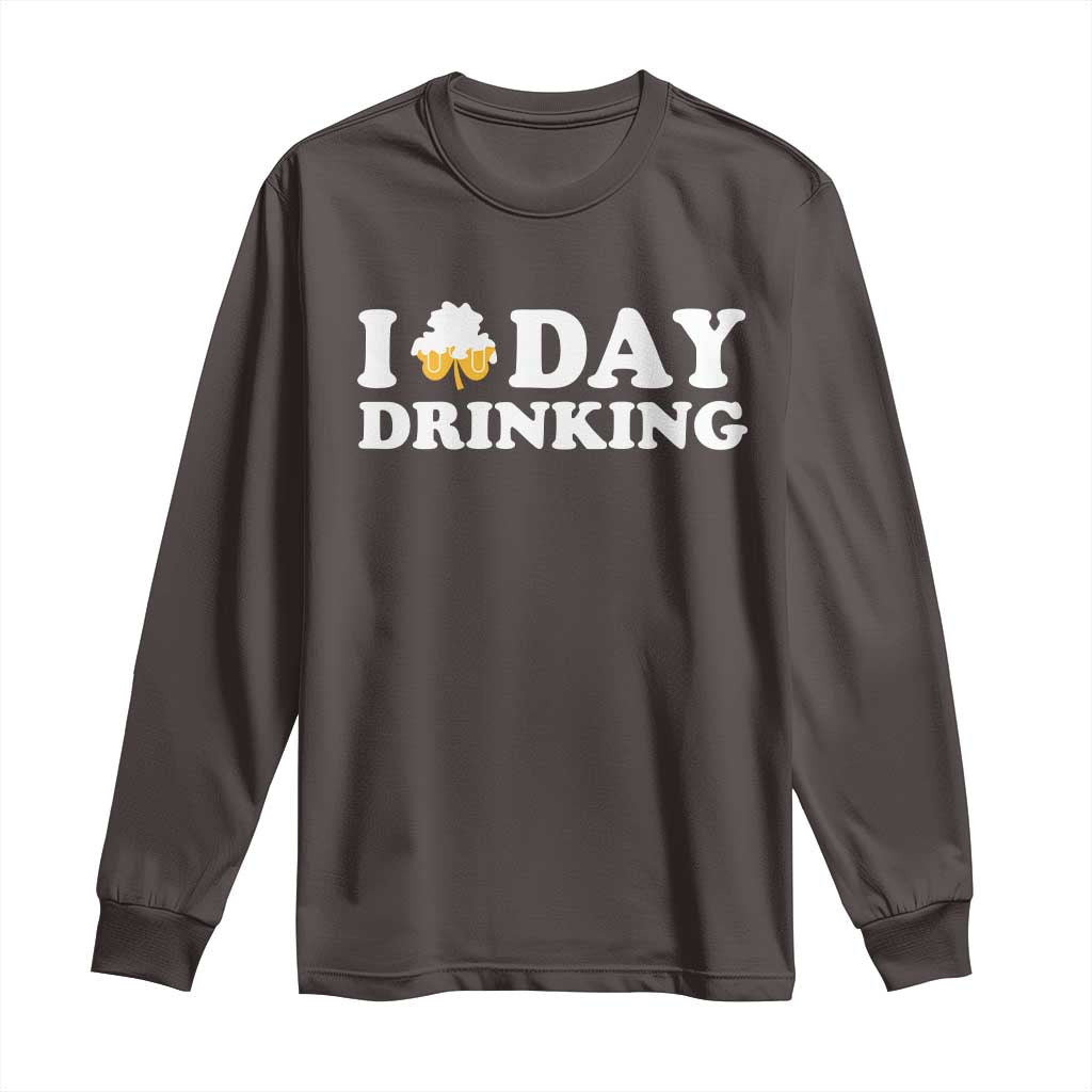 St Patricks Day Irish Beer Long Sleeve Shirt Funny Drinking Party
