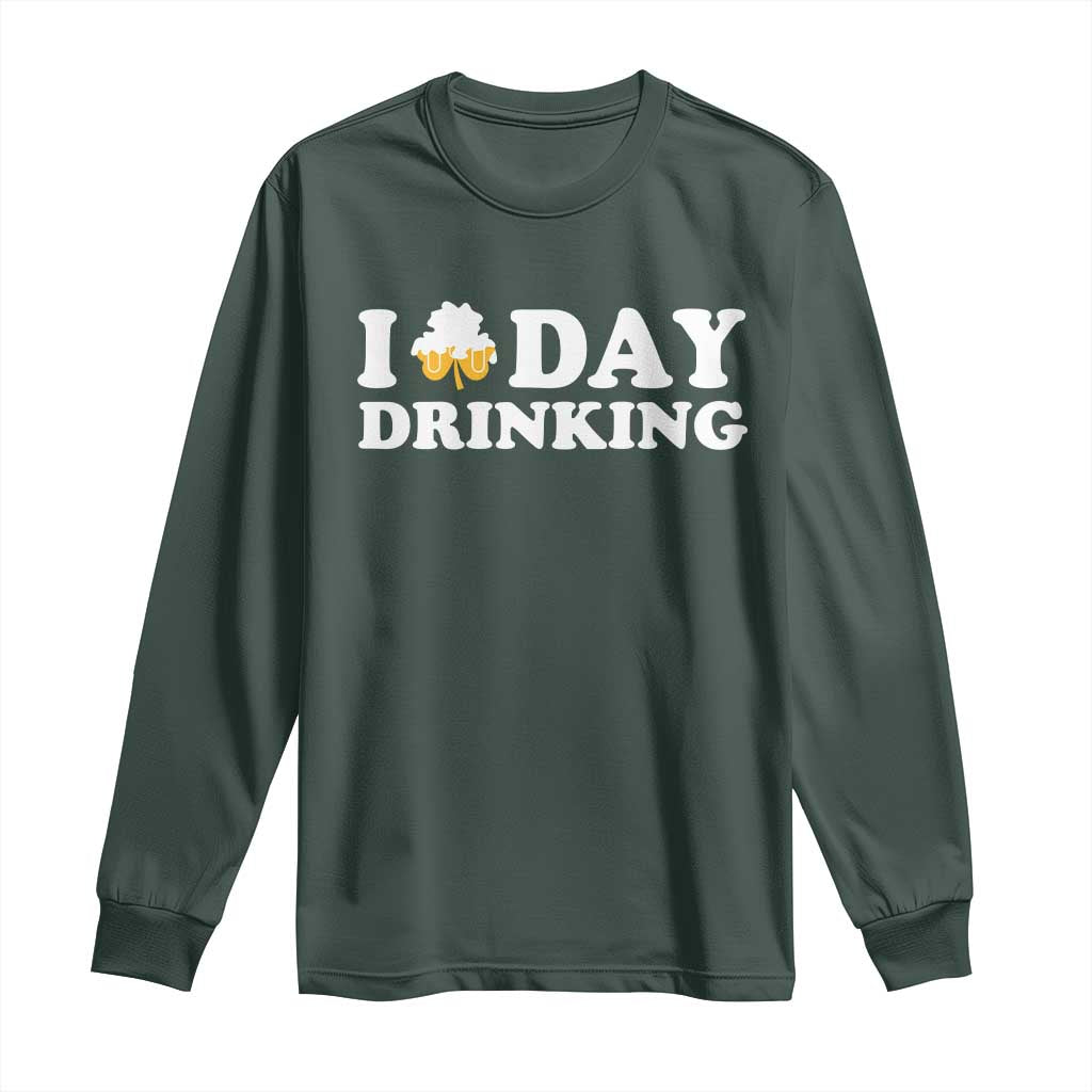 St Patricks Day Irish Beer Long Sleeve Shirt Funny Drinking Party