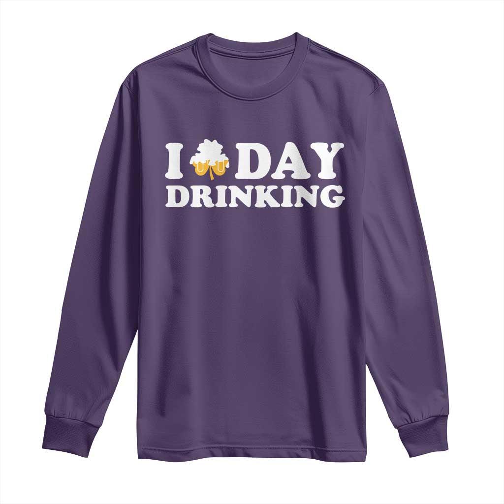 St Patricks Day Irish Beer Long Sleeve Shirt Funny Drinking Party