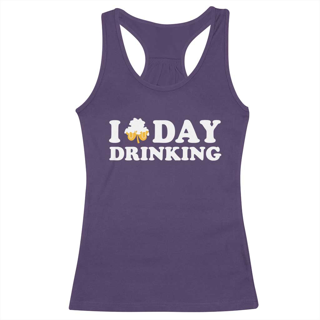 St Patricks Day Irish Beer Racerback Tank Top Funny Drinking Party