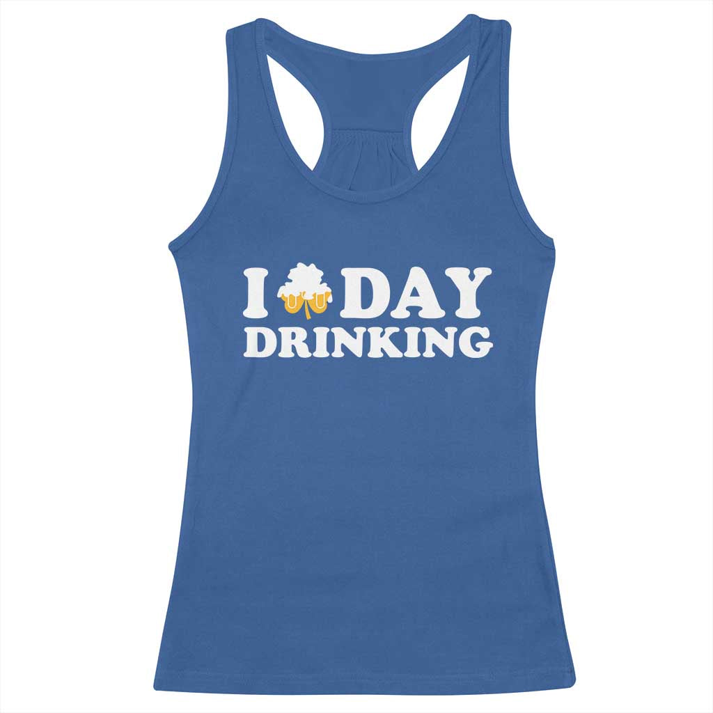 St Patricks Day Irish Beer Racerback Tank Top Funny Drinking Party