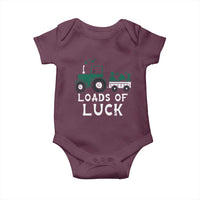 Boys St Patricks Day Baby Onesie Loads Of Luck Lucky Tractor Truck Toddler Boys