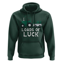 Boys St Patricks Day Hoodie Loads Of Luck Lucky Tractor Truck Toddler Boys