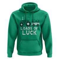 Boys St Patricks Day Hoodie Loads Of Luck Lucky Tractor Truck Toddler Boys