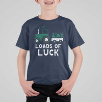 Boys St Patricks Day T Shirt For Kid Loads Of Luck Lucky Tractor Truck Toddler Boys