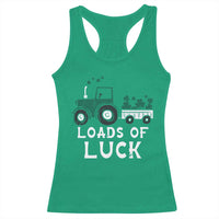 Boys St Patricks Day Racerback Tank Top Loads Of Luck Lucky Tractor Truck Toddler Boys
