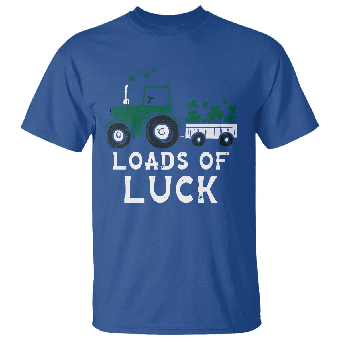 Boys St Patricks Day T Shirt Loads Of Luck Lucky Tractor Truck Toddler Boys