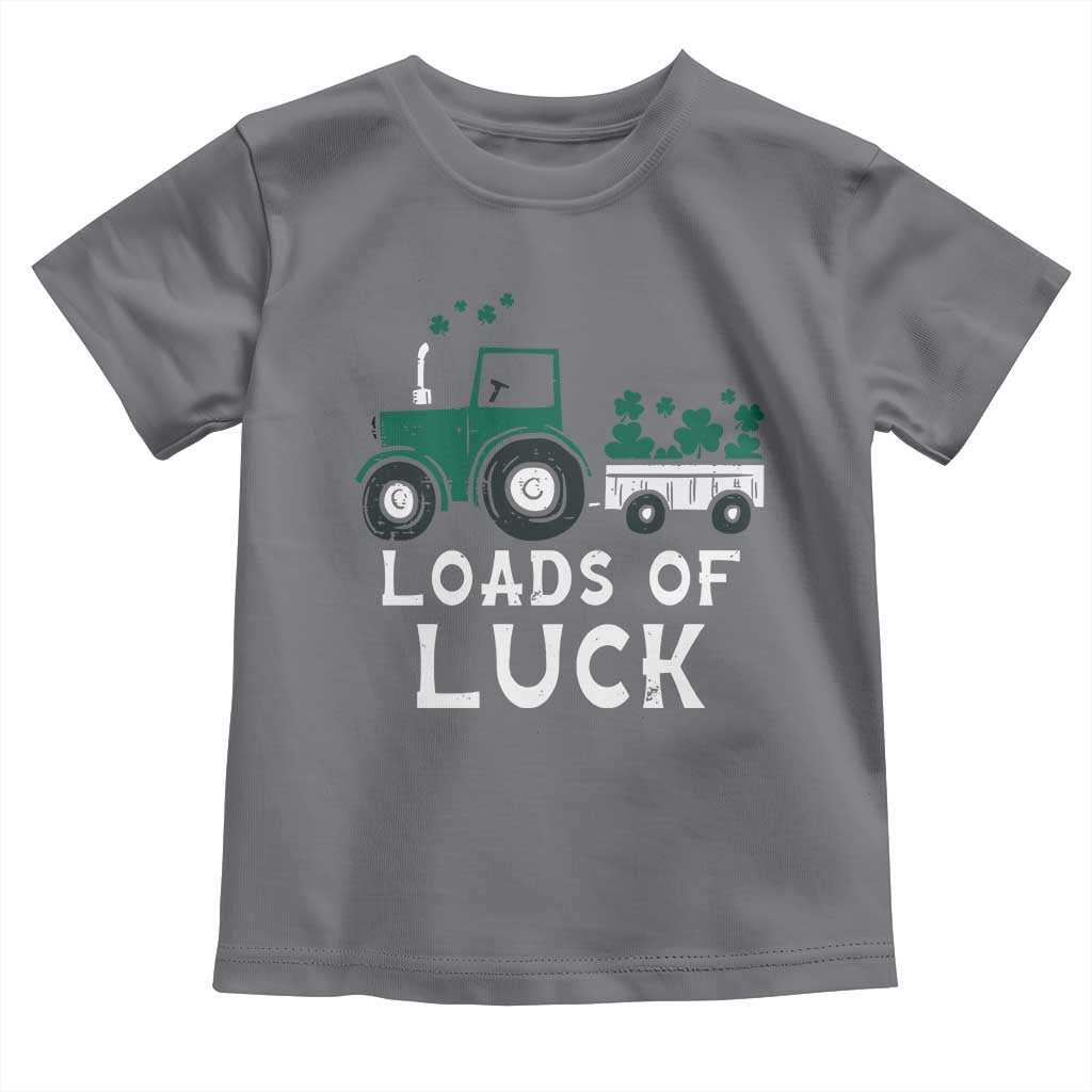 Boys St Patricks Day Toddler T Shirt Loads Of Luck Lucky Tractor Truck Toddler Boys
