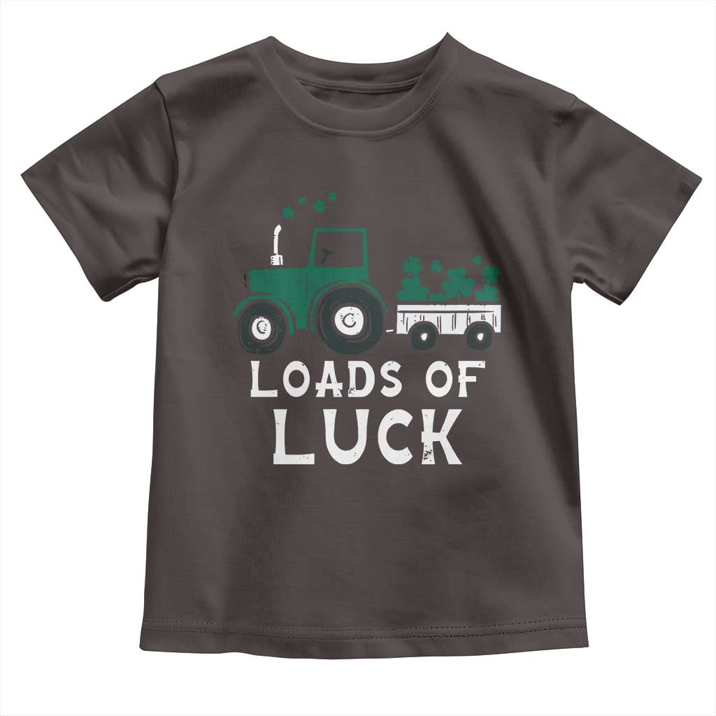 Boys St Patricks Day Toddler T Shirt Loads Of Luck Lucky Tractor Truck Toddler Boys