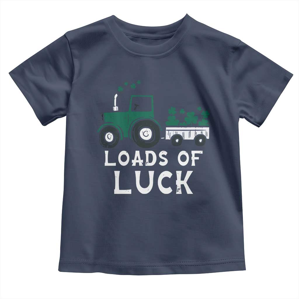 Boys St Patricks Day Toddler T Shirt Loads Of Luck Lucky Tractor Truck Toddler Boys