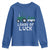 Boys St Patricks Day Youth Sweatshirt Loads Of Luck Lucky Tractor Truck Toddler Boys