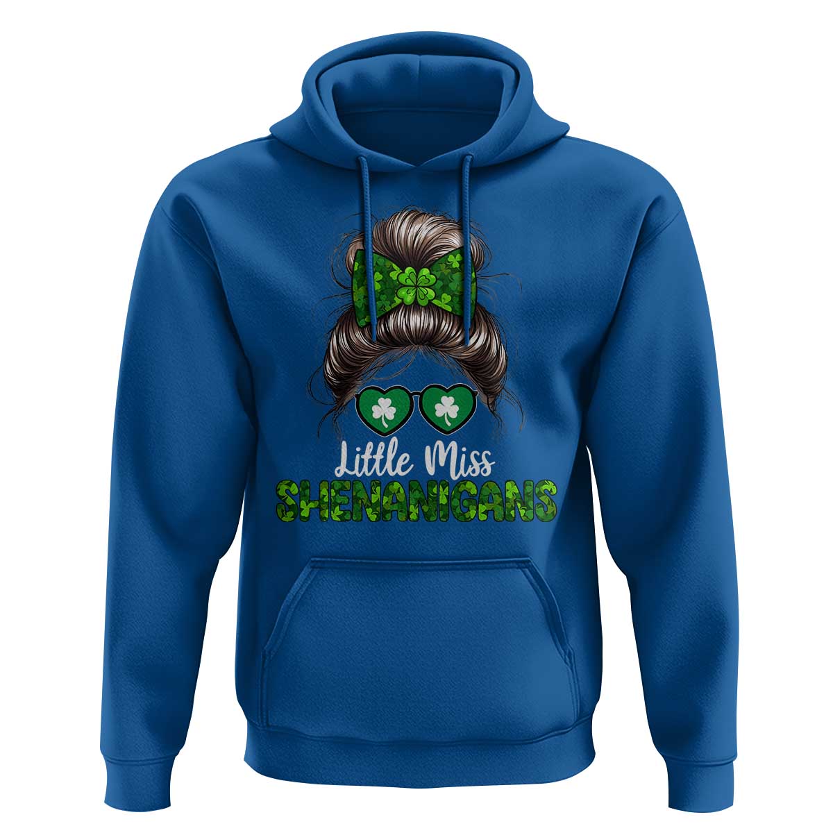 Little Miss Shenanigans St Patricks Day Hoodie Kids Girls Toddler
