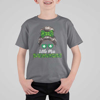 Little Miss Shenanigans St Patricks Day T Shirt For Kid Kids Girls Toddler