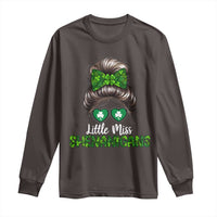 Little Miss Shenanigans St Patricks Day Long Sleeve Shirt Kids Girls Toddler