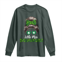 Little Miss Shenanigans St Patricks Day Long Sleeve Shirt Kids Girls Toddler