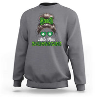 Little Miss Shenanigans St Patricks Day Sweatshirt Kids Girls Toddler