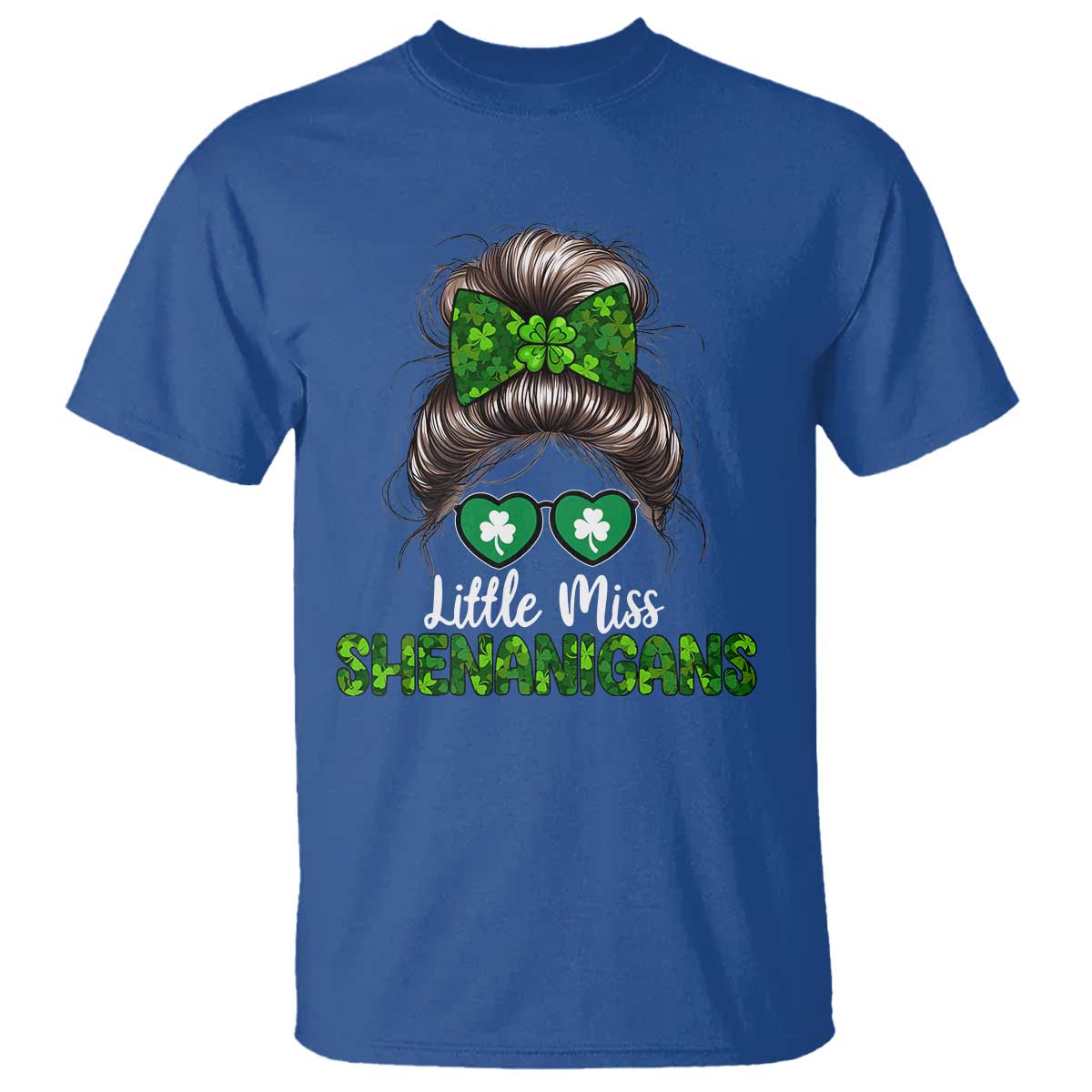Little Miss Shenanigans St Patricks Day T Shirt Kids Girls Toddler