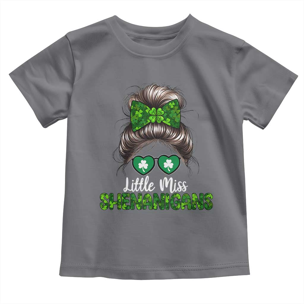Little Miss Shenanigans St Patricks Day Toddler T Shirt Kids Girls Toddler