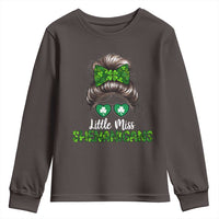 Little Miss Shenanigans St Patricks Day Youth Sweatshirt Kids Girls Toddler