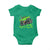 Boys St Patricks Day Lucky Monster Truck Baby Onesie