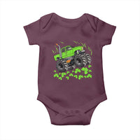 Boys St Patricks Day Lucky Monster Truck Baby Onesie