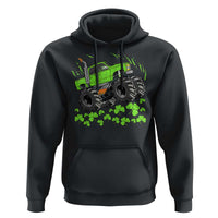 Boys St Patricks Day Lucky Monster Truck Hoodie