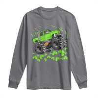 Boys St Patricks Day Lucky Monster Truck Long Sleeve Shirt