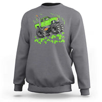 Boys St Patricks Day Lucky Monster Truck Sweatshirt