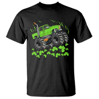 Boys St Patricks Day Lucky Monster Truck T Shirt