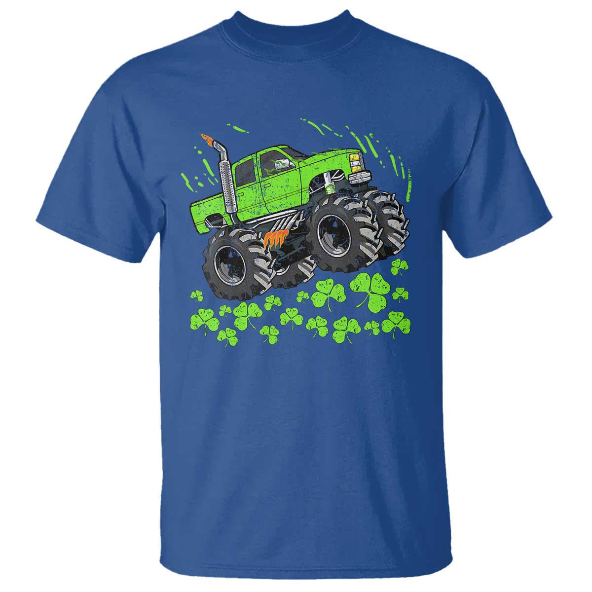 Boys St Patricks Day Lucky Monster Truck T Shirt