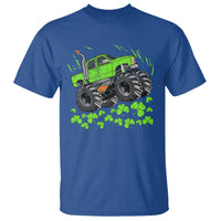 Boys St Patricks Day Lucky Monster Truck T Shirt