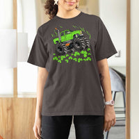 Boys St Patricks Day Lucky Monster Truck T Shirt For Women