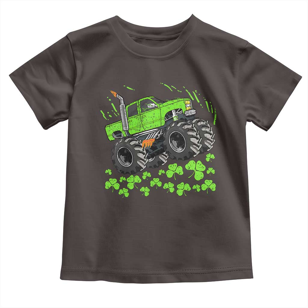 Boys St Patricks Day Lucky Monster Truck Toddler T Shirt
