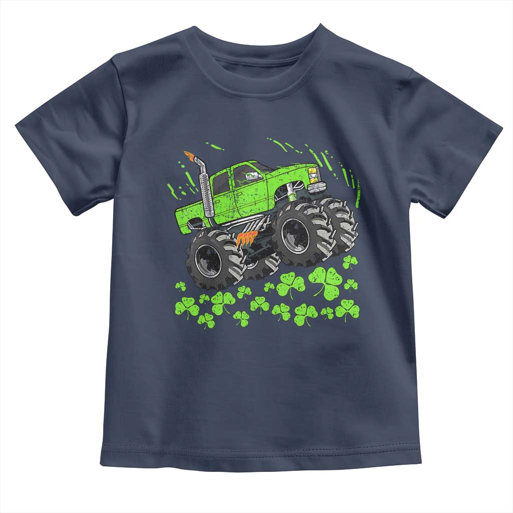 Boys St Patricks Day Lucky Monster Truck Toddler T Shirt