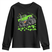 Boys St Patricks Day Lucky Monster Truck Youth Sweatshirt