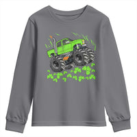 Boys St Patricks Day Lucky Monster Truck Youth Sweatshirt