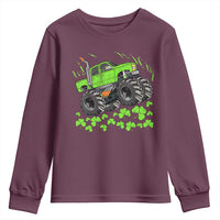 Boys St Patricks Day Lucky Monster Truck Youth Sweatshirt