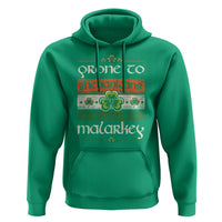 St. Patrick's Day Prone to Shenanigans and Malarkey Hoodie Funny St Patrick's Day Lucky Shamrock Irish
