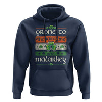 St. Patrick's Day Prone to Shenanigans and Malarkey Hoodie Funny St Patrick's Day Lucky Shamrock Irish