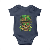 Sugar Skull St Patrick Day Baby Onesie De Los Muertos Lucky Shamrock
