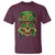 Sugar Skull St Patrick Day T Shirt De Los Muertos Lucky Shamrock