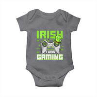 Funny Gamer St Patricks Day Baby Onesie Irish I Was Gaming Video Games Lovers