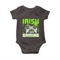 Funny Gamer St Patricks Day Baby Onesie Irish I Was Gaming Video Games Lovers