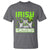 Funny Gamer St Patricks Day T Shirt Irish I Was Gaming Video Games Lovers